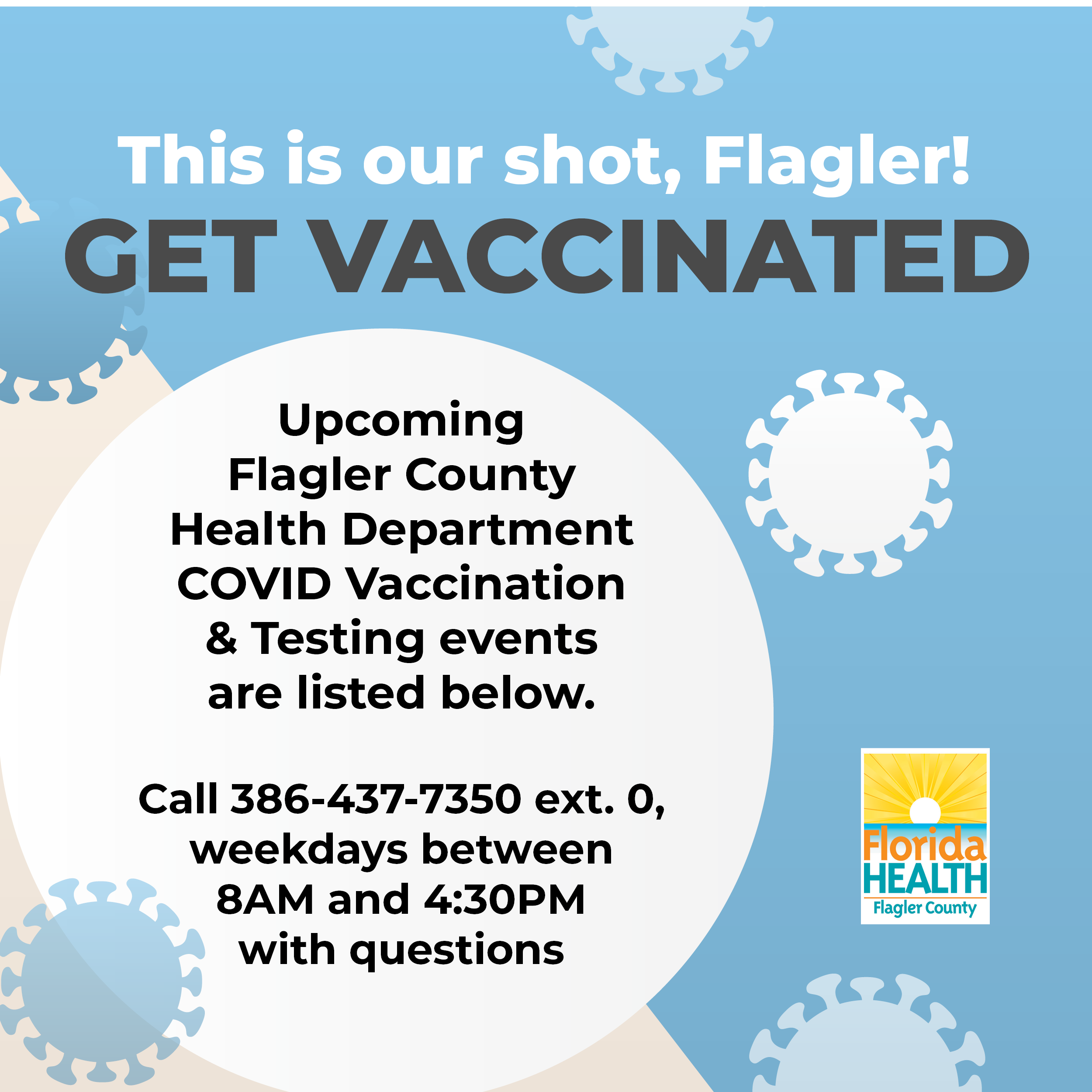Florida Health Flagler County COVID-19 Vaccination Information 