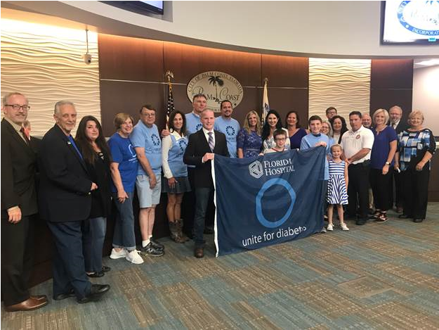 Staff members at Florida Hospital unite for diabetes